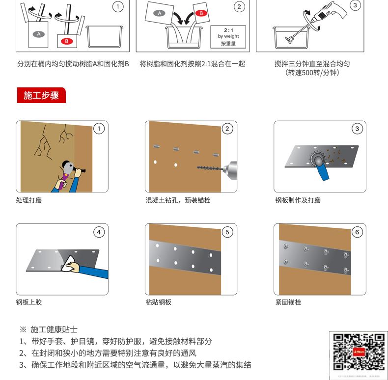 包钢新密粘钢加固施工过程